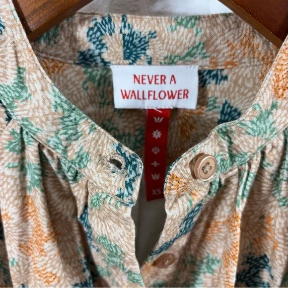 Never a Wallflower Cynthia Dress Smocked Waist Puff Sleeve  display picture 1